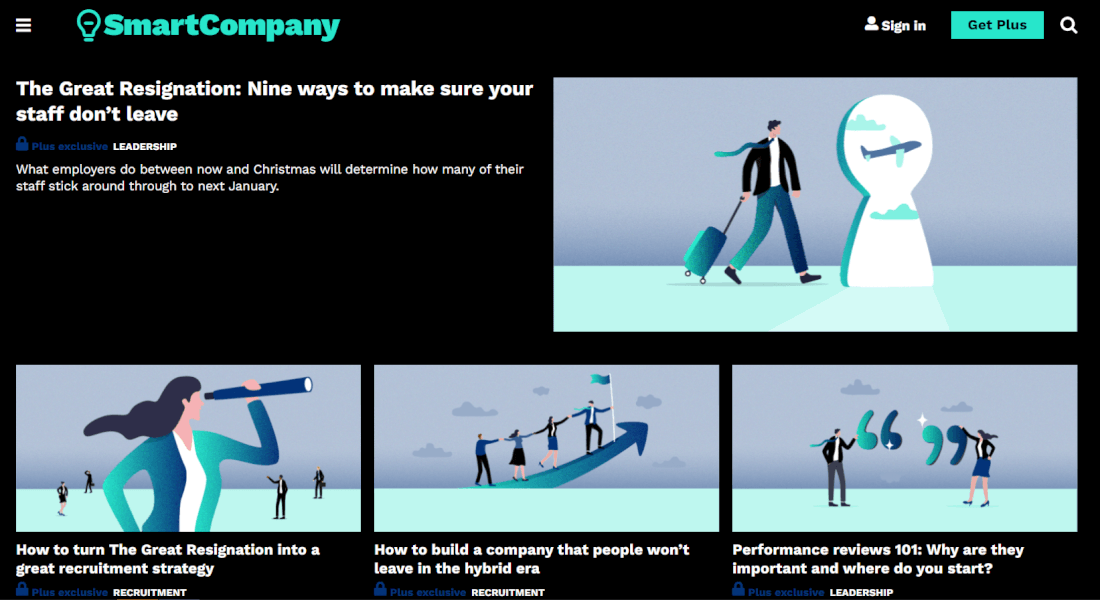 SmartCompany website screenshot